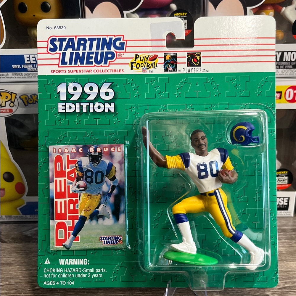 1996 Starting Lineup Isaac Bruce Edition Figure